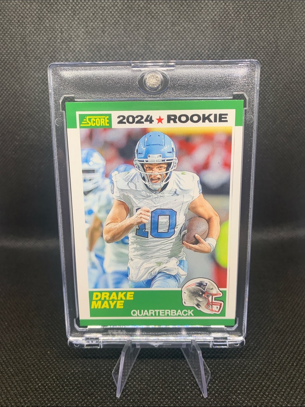 Drake Maye Rookie Card New England Patriots MVP Pristine Condition In Case!